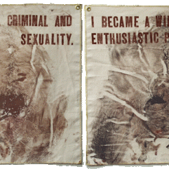 "Criminal Sexuality" Body Print text